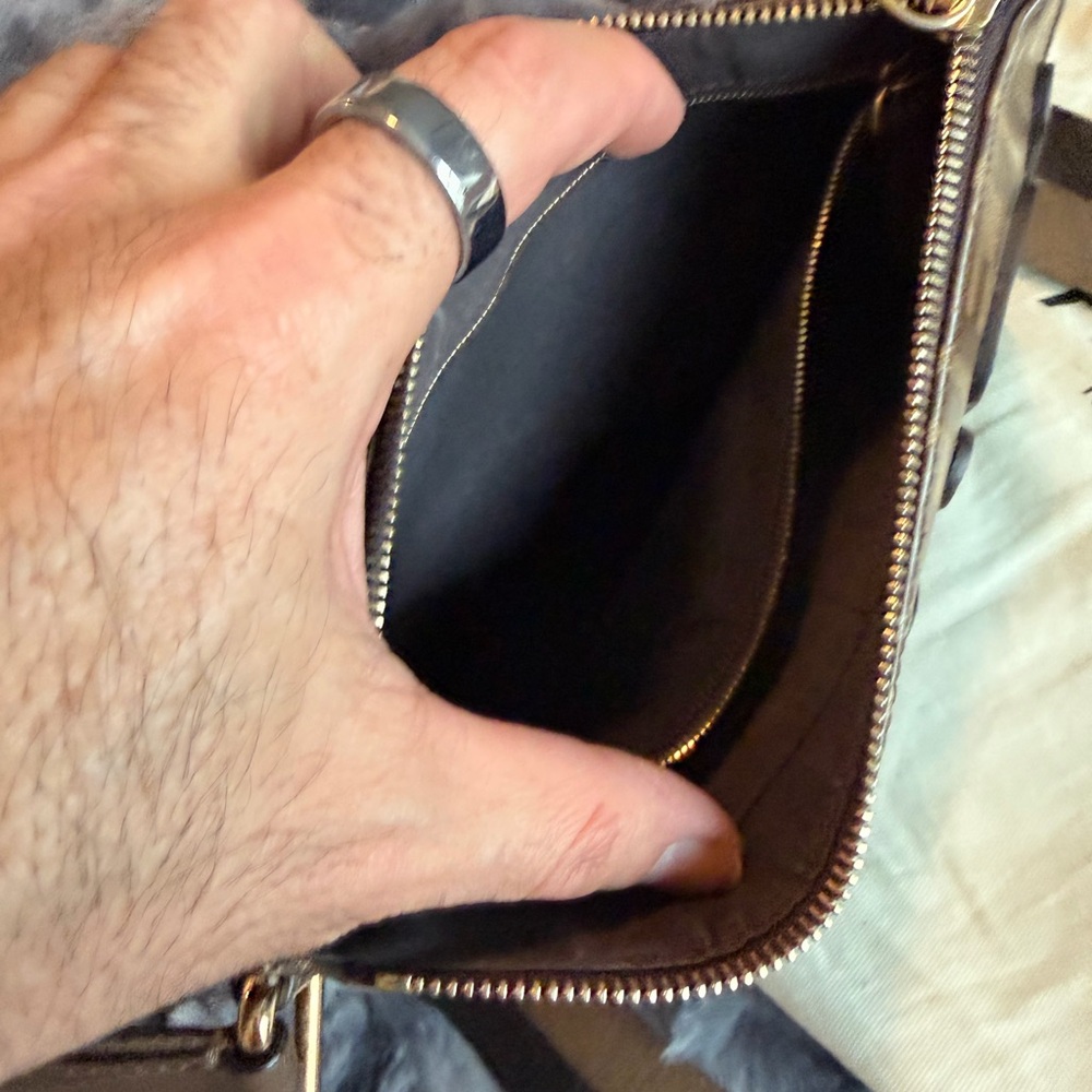 Fendi Brown cross body with Blue and Red Accents - Picture 5 of 11